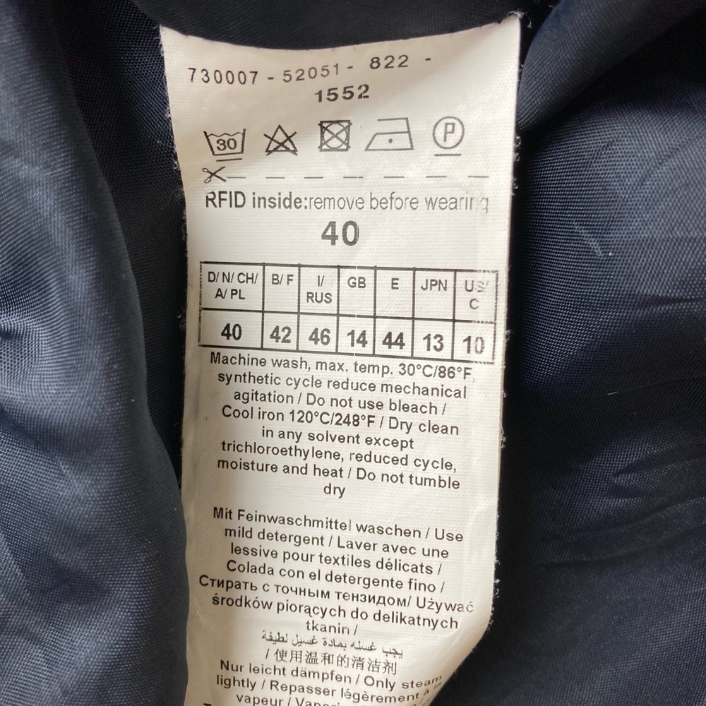 Gerry Weber Lightweight Navy Quilted Jacket - Picture 7 of 8